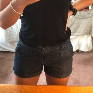 Gently used dark wash shorts